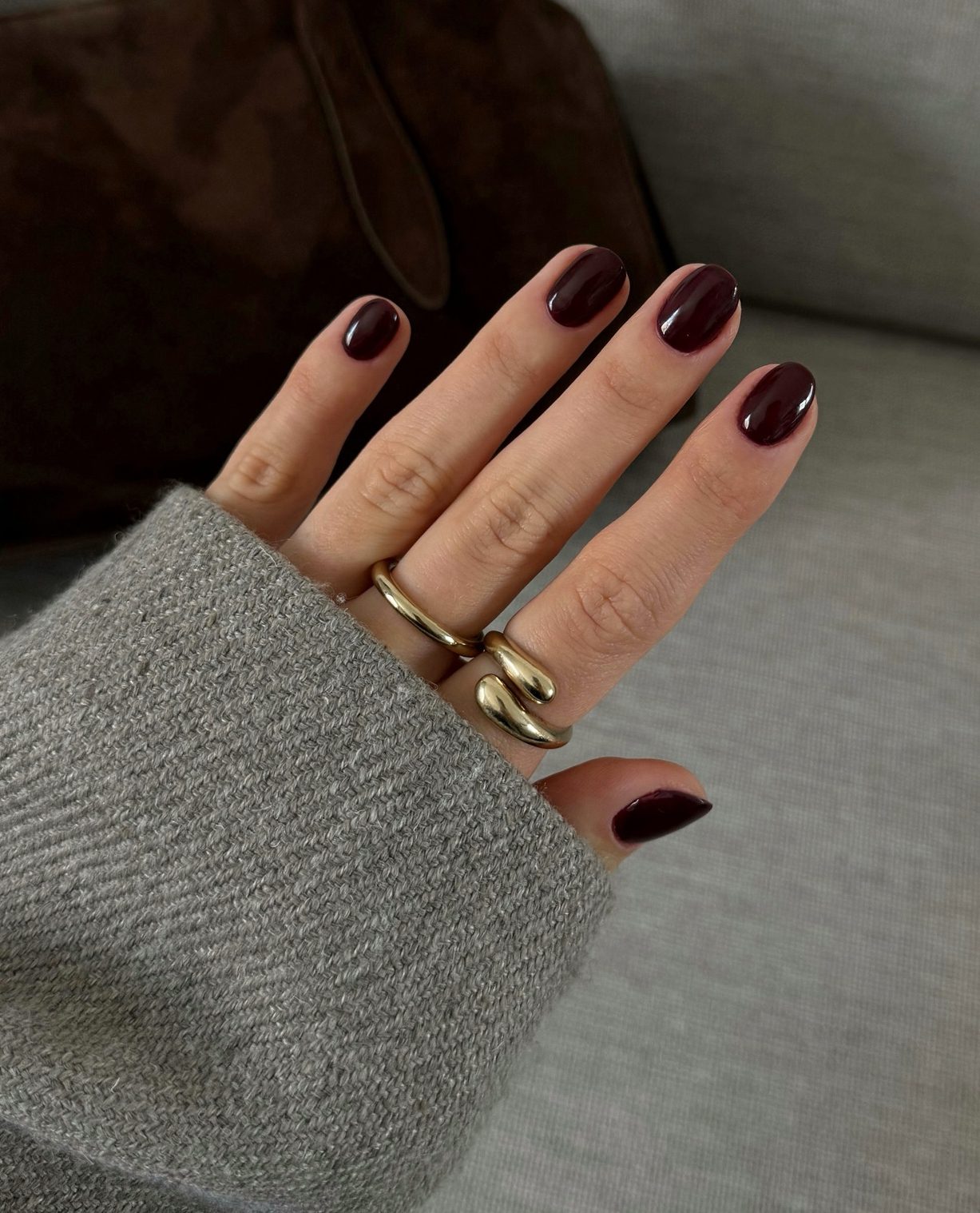 bordo manikura