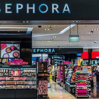 SINGAPORE - MAR 3, 2020: Sephora shop, a French multinational chain of personal care and beauty stores,Image: 776777876, License: Rights-managed, Restrictions: , Model Release: no